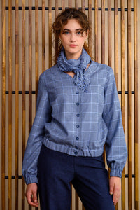 Veste bomber cachemire & soie