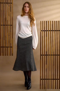 Pull viscose manches ballon