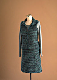 Veste sans manches turquoise