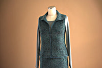 Veste sans manches turquoise