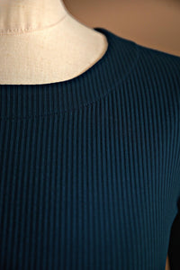 Pull viscose côtelé