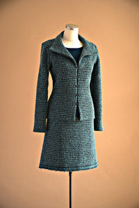 Veste tricot chevrons