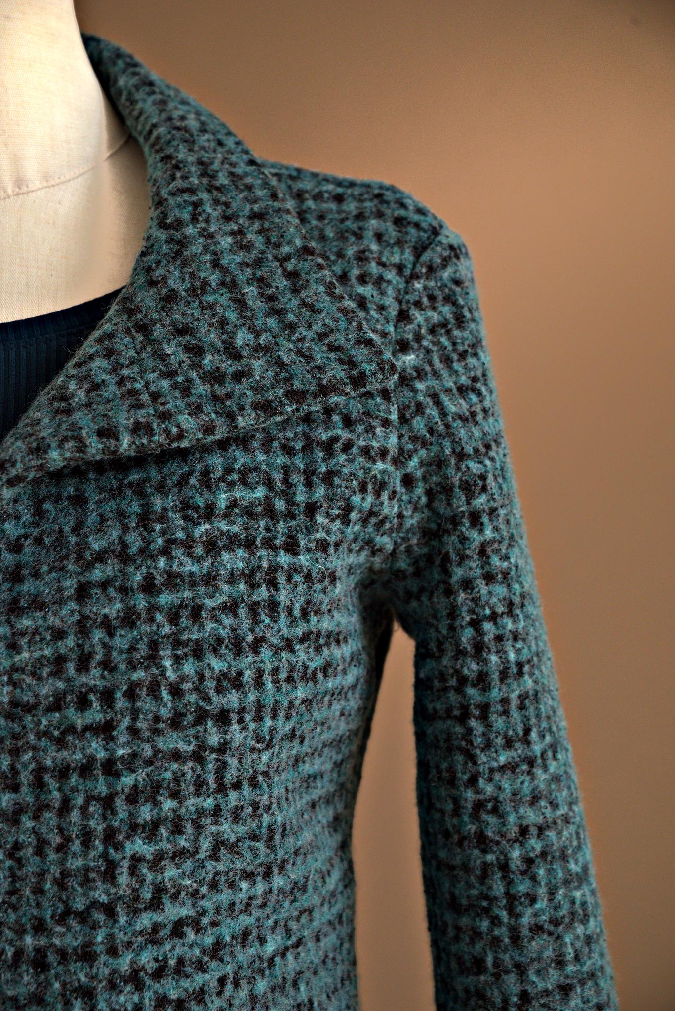 Veste tricot chevrons