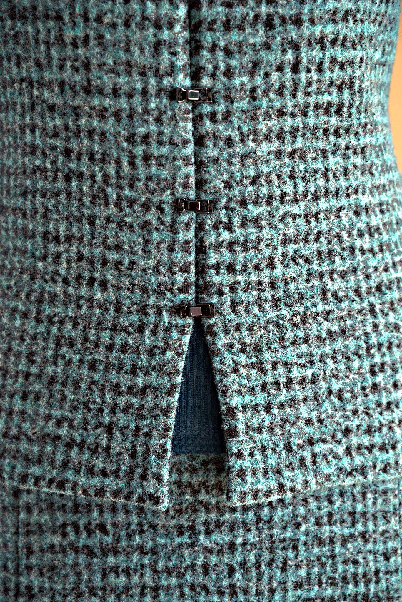 Veste tricot chevrons