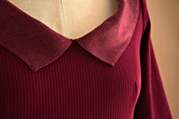 Robe deux tons voile de laine