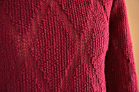 Pull laine losange sport chic