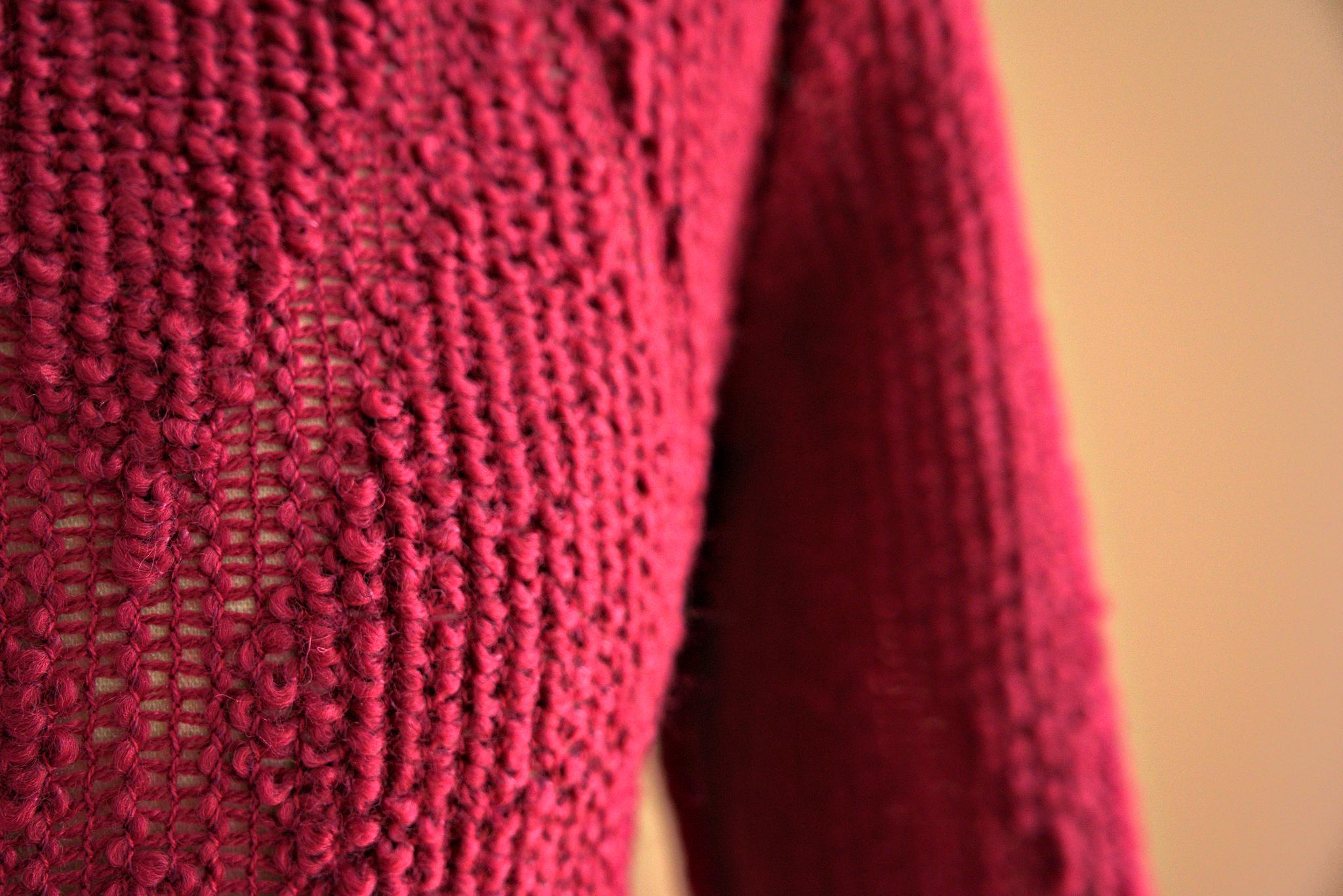 Pull laine losange sport chic