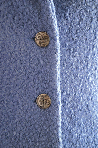 Veste tricot laine col tailleur
