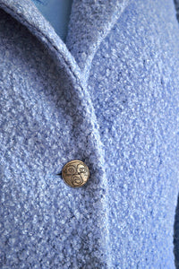 Veste tricot laine col tailleur