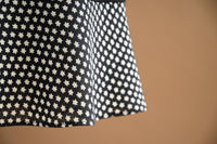 Robe deux tons crêpe de laine étoilé