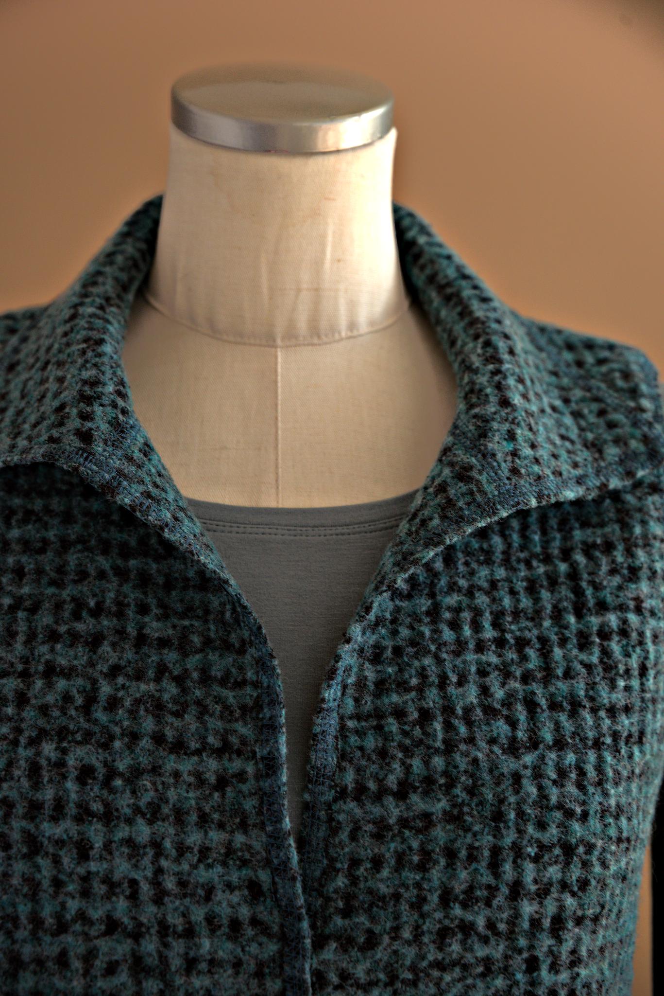 Veste sans manches turquoise