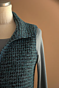 Veste sans manches turquoise