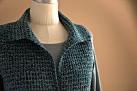 Veste sans manches turquoise