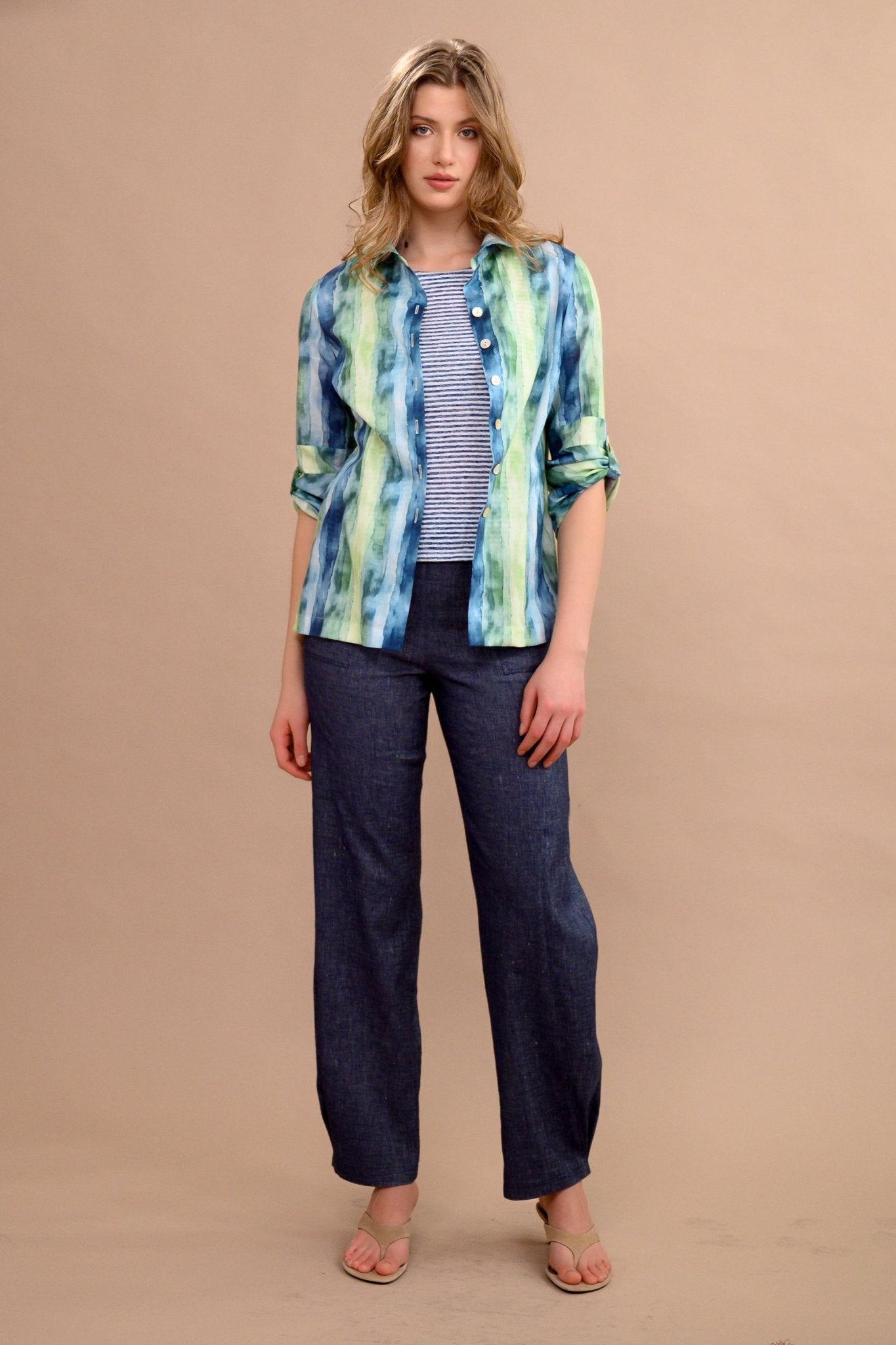 Chemisier long en coton - Atelier Boutique Isabelle Elie