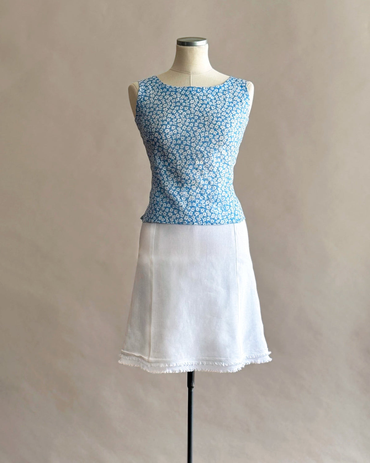 Jupe en lin 4177 - Atelier Boutique Isabelle Elie
