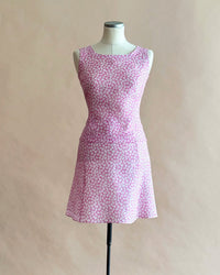 Jupe en lin rose 4214 - Atelier Boutique Isabelle Elie