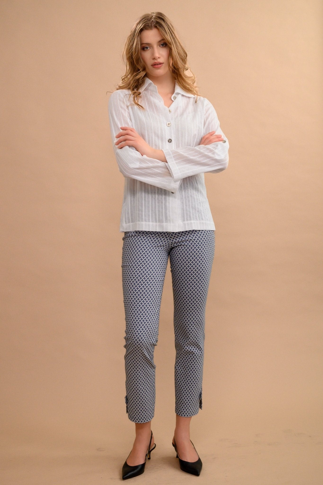 Pantalon en gabardine - Atelier Boutique Isabelle Elie