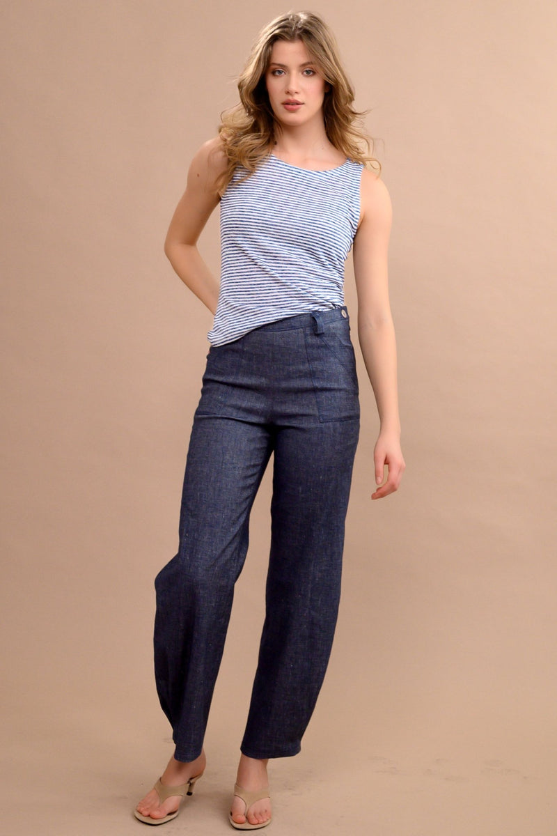 Pantalon en jean - Atelier Boutique Isabelle Elie