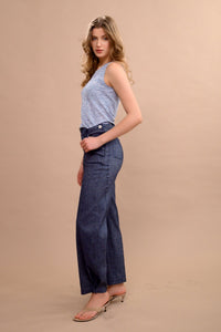 Pantalon en jean - Atelier Boutique Isabelle Elie