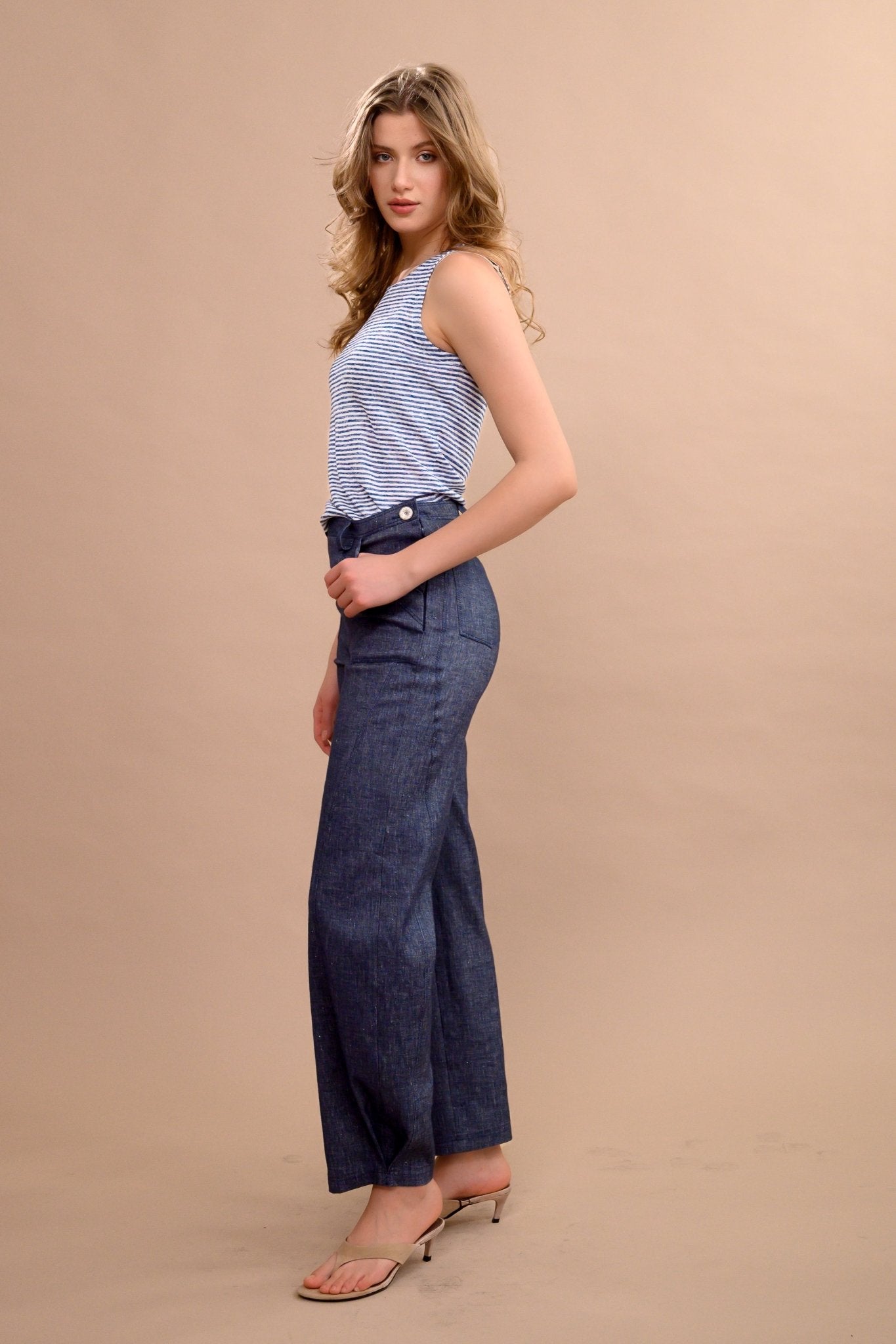 Pantalon en jean - Atelier Boutique Isabelle Elie
