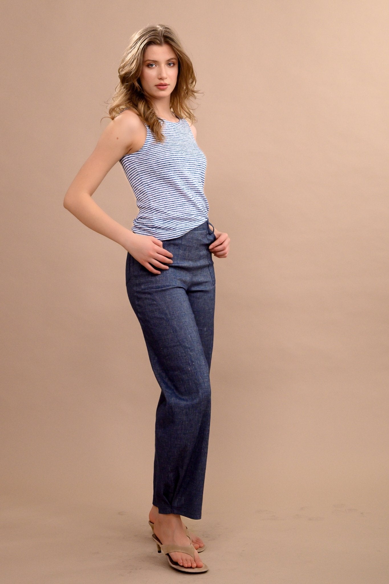 Pantalon en jean - Atelier Boutique Isabelle Elie