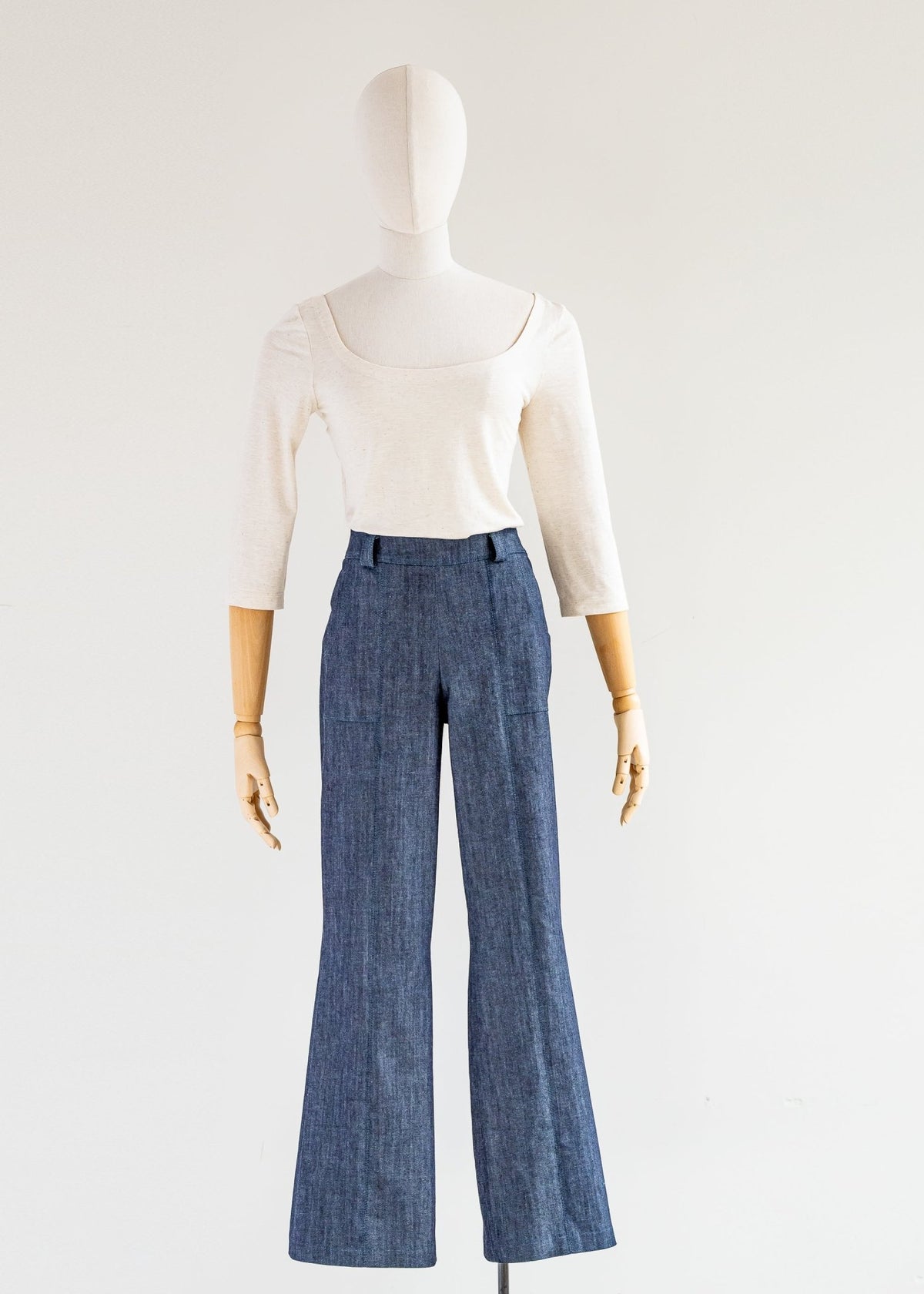 Pantalon en jean 7000 - Atelier Boutique Isabelle Elie