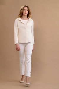 Pantalon en jean crème - Atelier Boutique Isabelle Elie