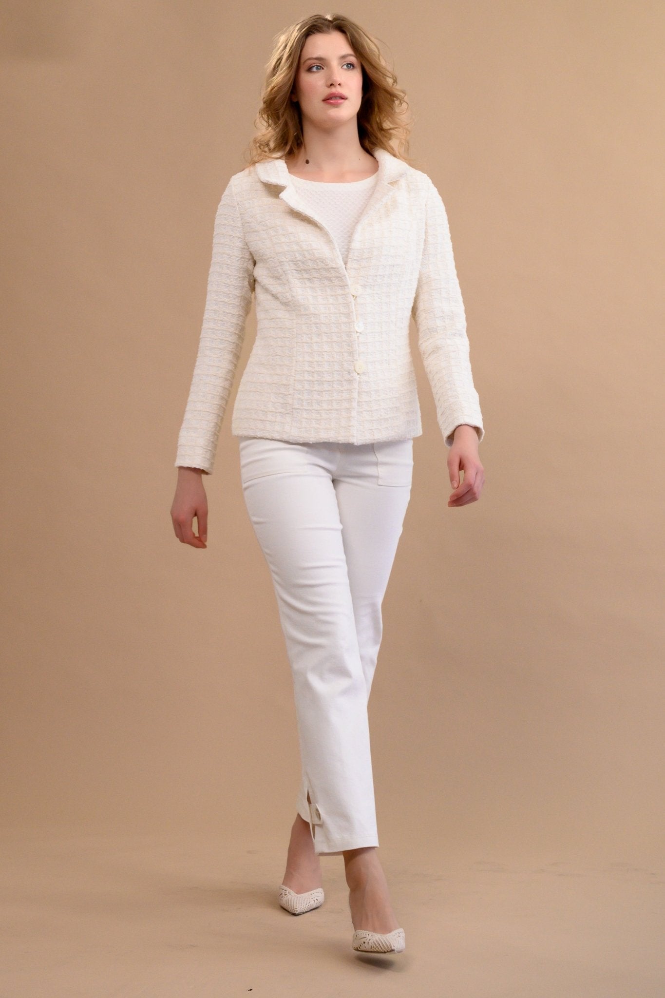 Veston en bouclé - Atelier Boutique Isabelle Elie