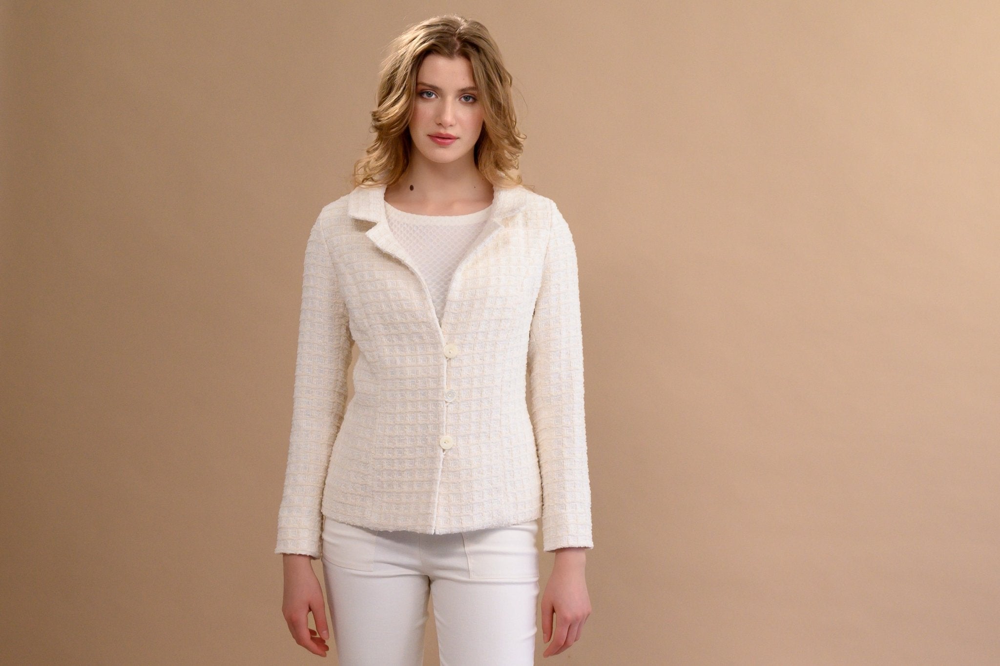 Veston en bouclé - Atelier Boutique Isabelle Elie