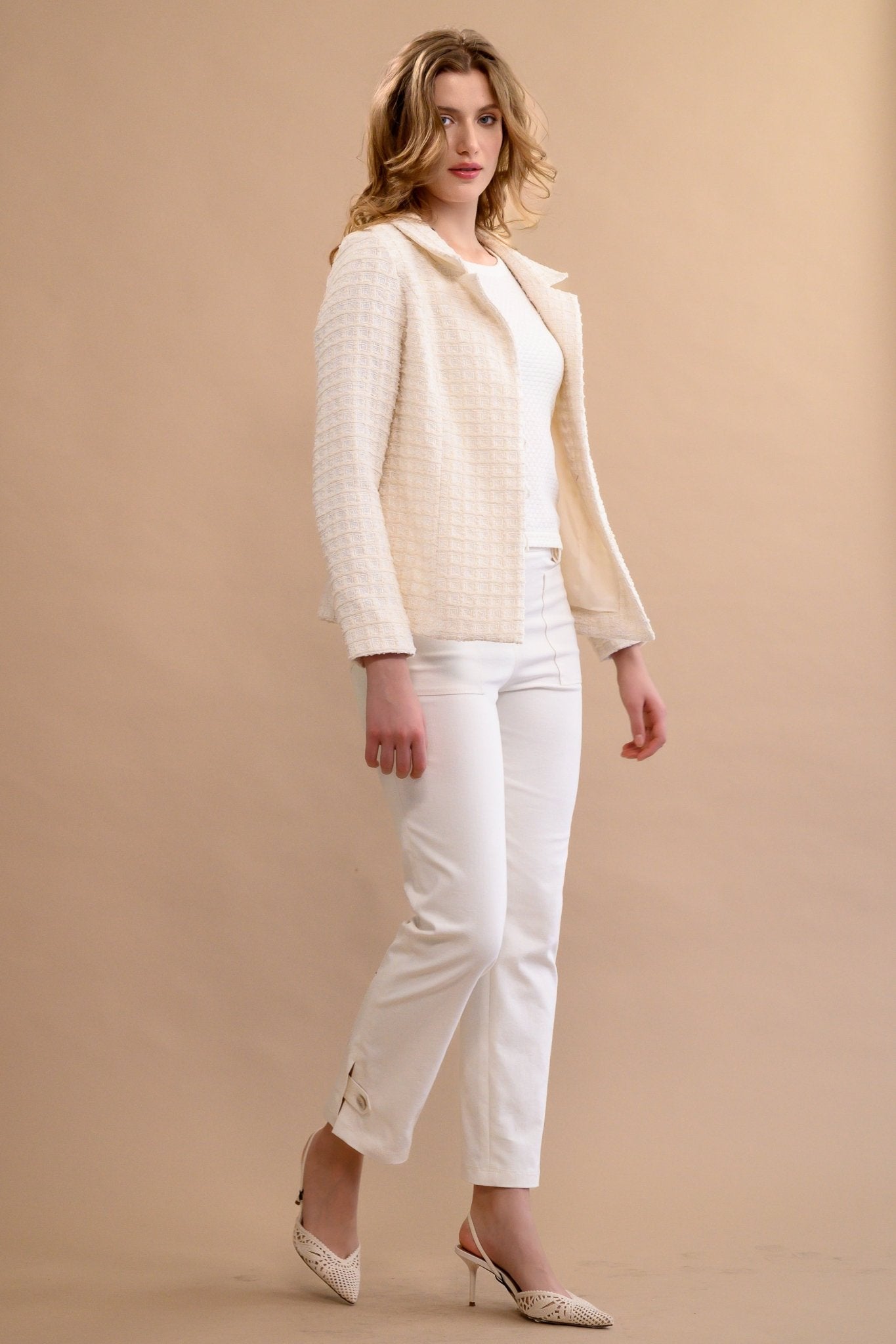 Veston en bouclé - Atelier Boutique Isabelle Elie