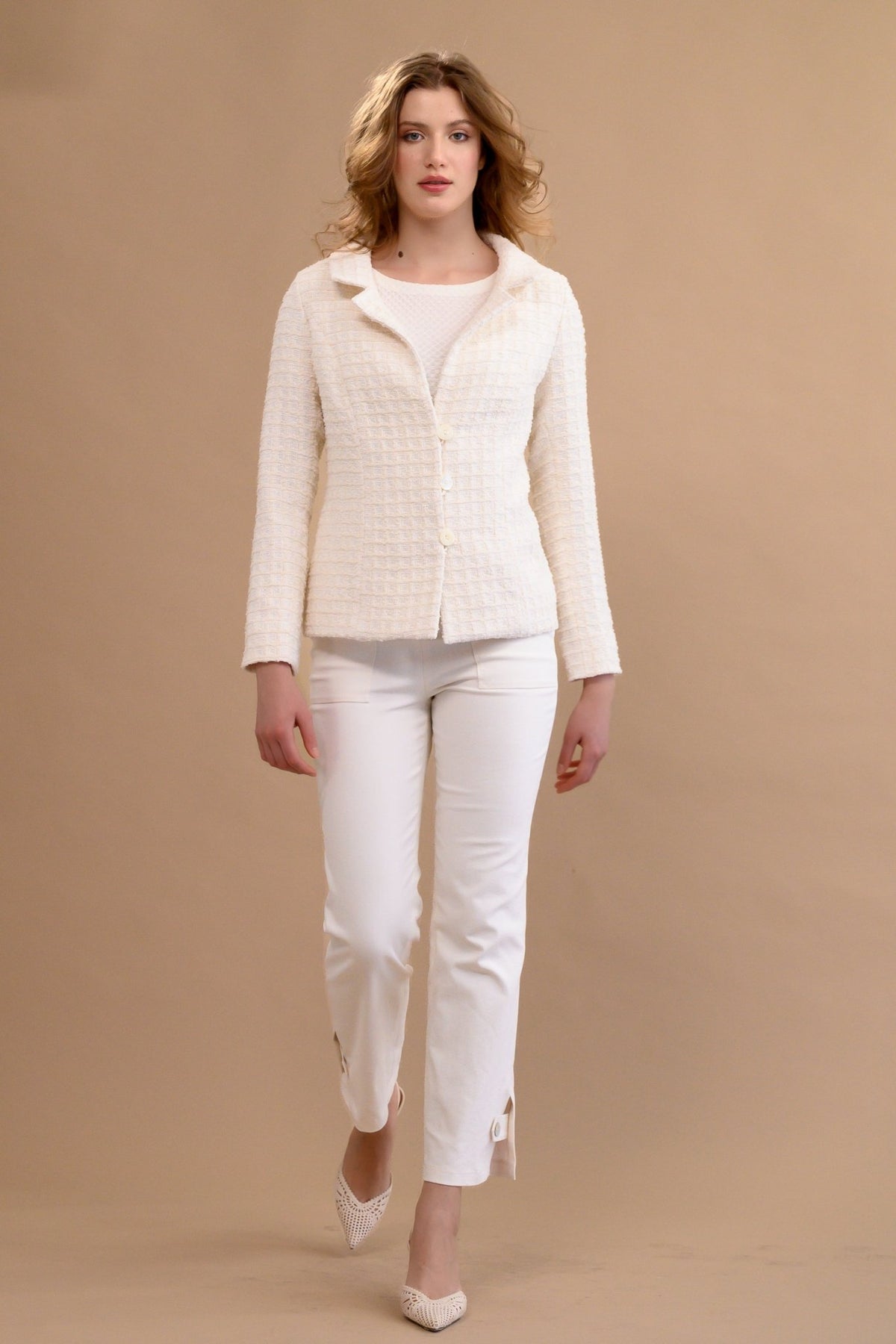 Veston en bouclé - Atelier Boutique Isabelle Elie