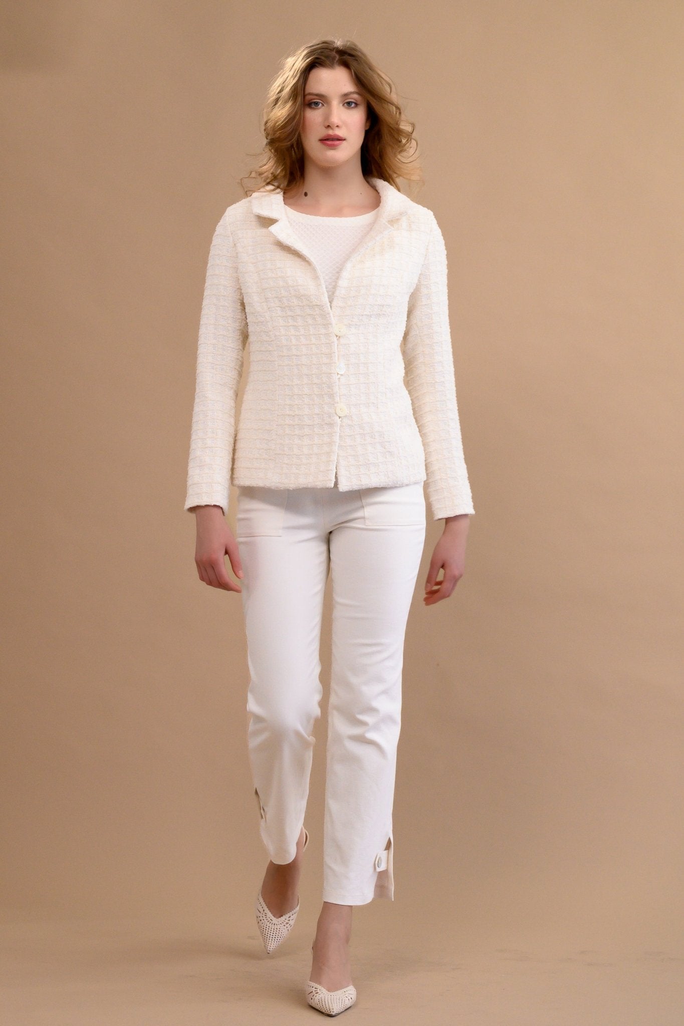 Veston en bouclé - Atelier Boutique Isabelle Elie