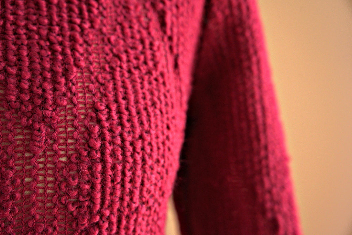Pull laine losange sport chic - Atelier Boutique Isabelle Elie