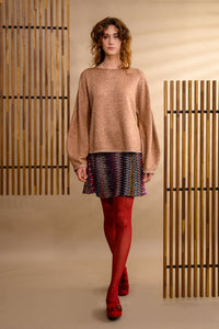 Pull réversible viscose & mérinos — coloris 1 - Atelier Boutique Isabelle Elie