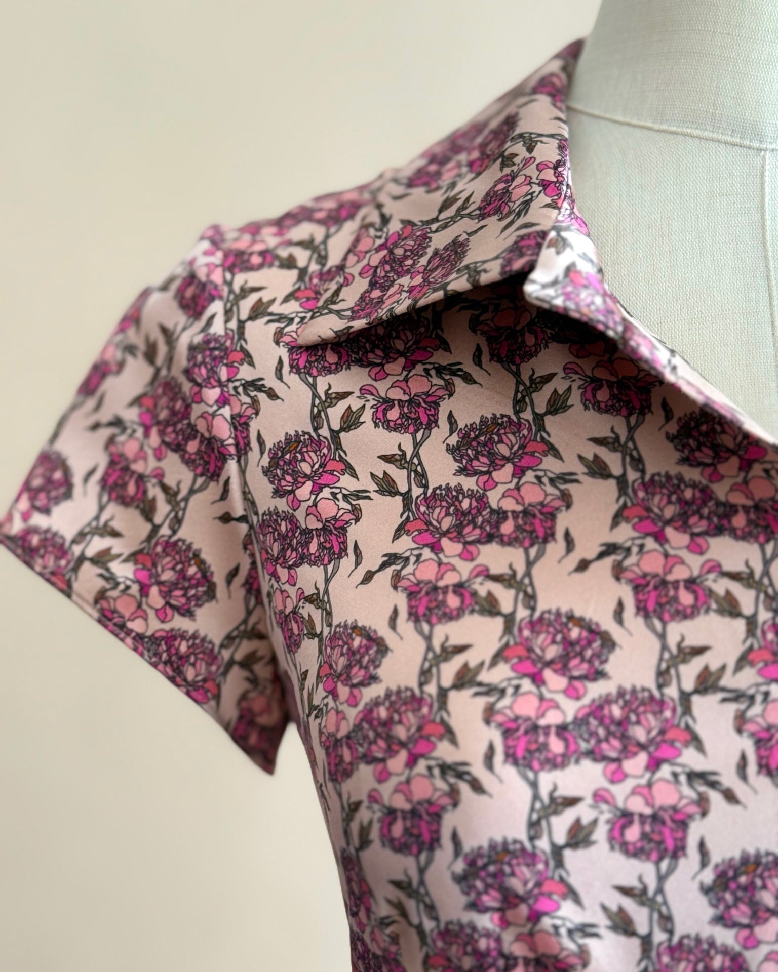 Robe en soie 5496 - Atelier Boutique Isabelle Elie