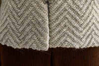 Veste tricot chevrons - Atelier Boutique Isabelle Elie