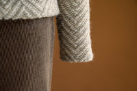 Veste tricot chevrons - Atelier Boutique Isabelle Elie