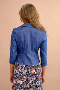 Veston en Jeans - Atelier Boutique Isabelle Elie