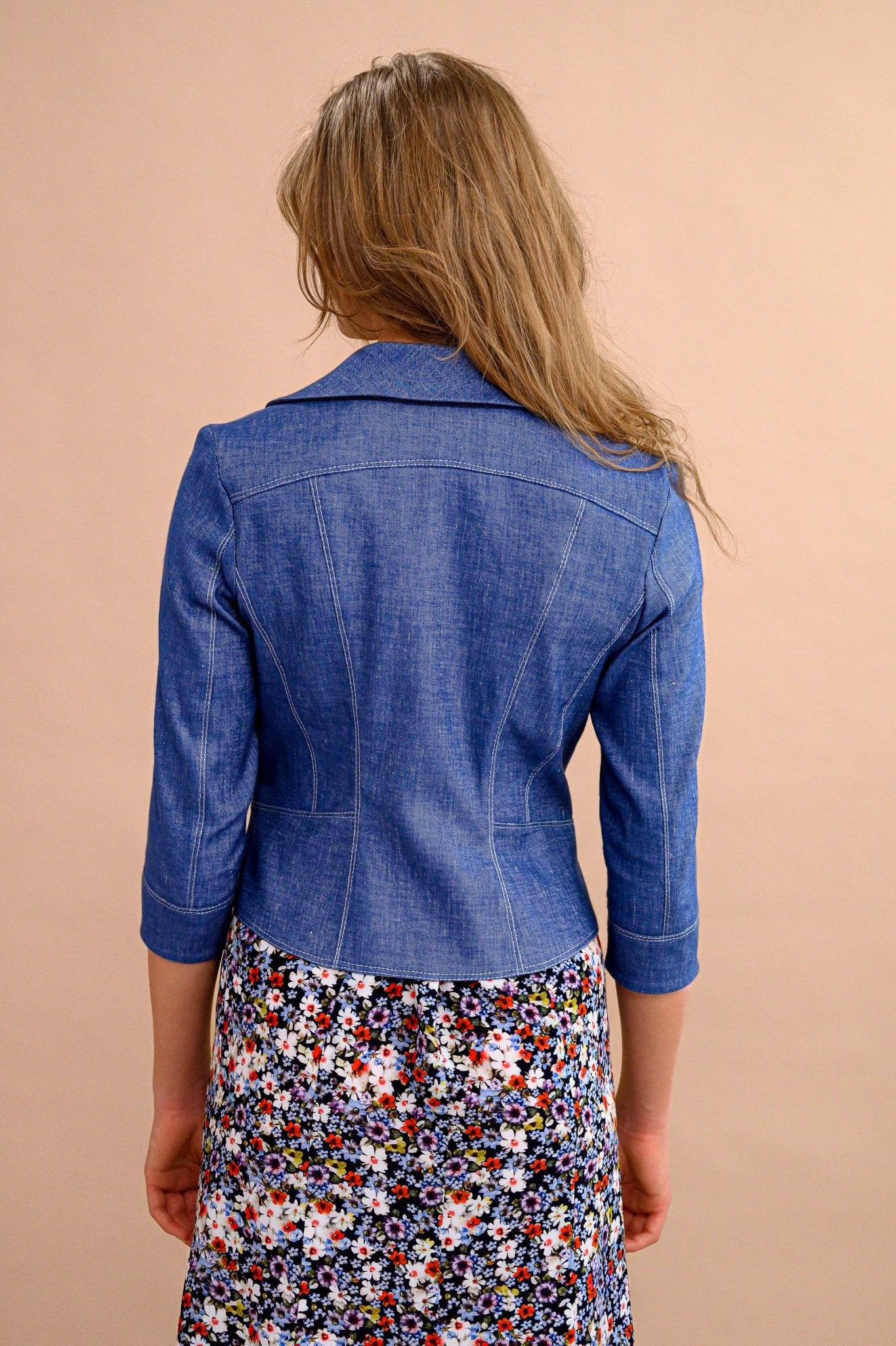 Veston en Jeans - Atelier Boutique Isabelle Elie
