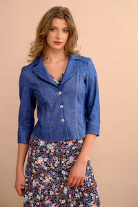 Veston en Jeans - Atelier Boutique Isabelle Elie