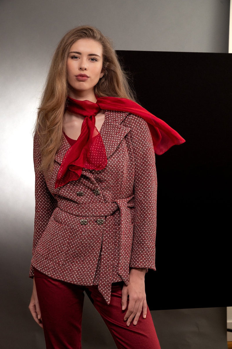 Veston long 3219 - Atelier Boutique Isabelle Elie