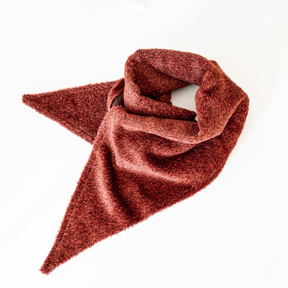 Châle orange - Atelier Boutique Isabelle Elie