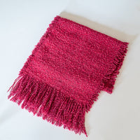 Châle rectangulaire Fuchsia - Atelier Boutique Isabelle Elie