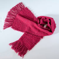 Châle rectangulaire Fuchsia - Atelier Boutique Isabelle Elie