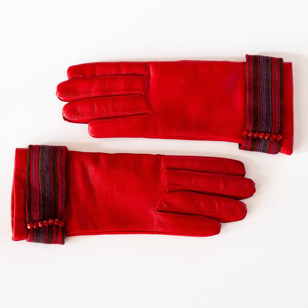 Gants Rouge - Atelier Boutique Isabelle Elie