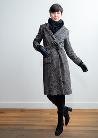 Châle Noir - Atelier Boutique Isabelle Elie