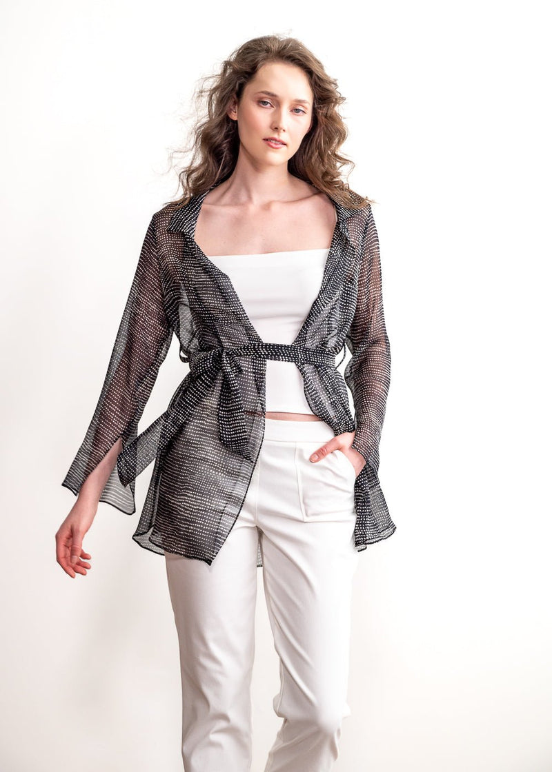 Chemisier long 5313 - Atelier Boutique Isabelle Elie