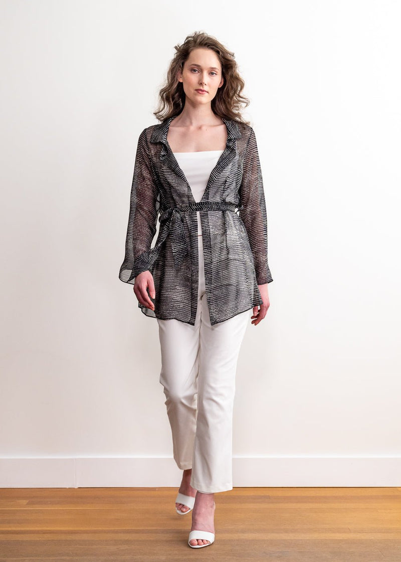 Chemisier long 5313 - Atelier Boutique Isabelle Elie