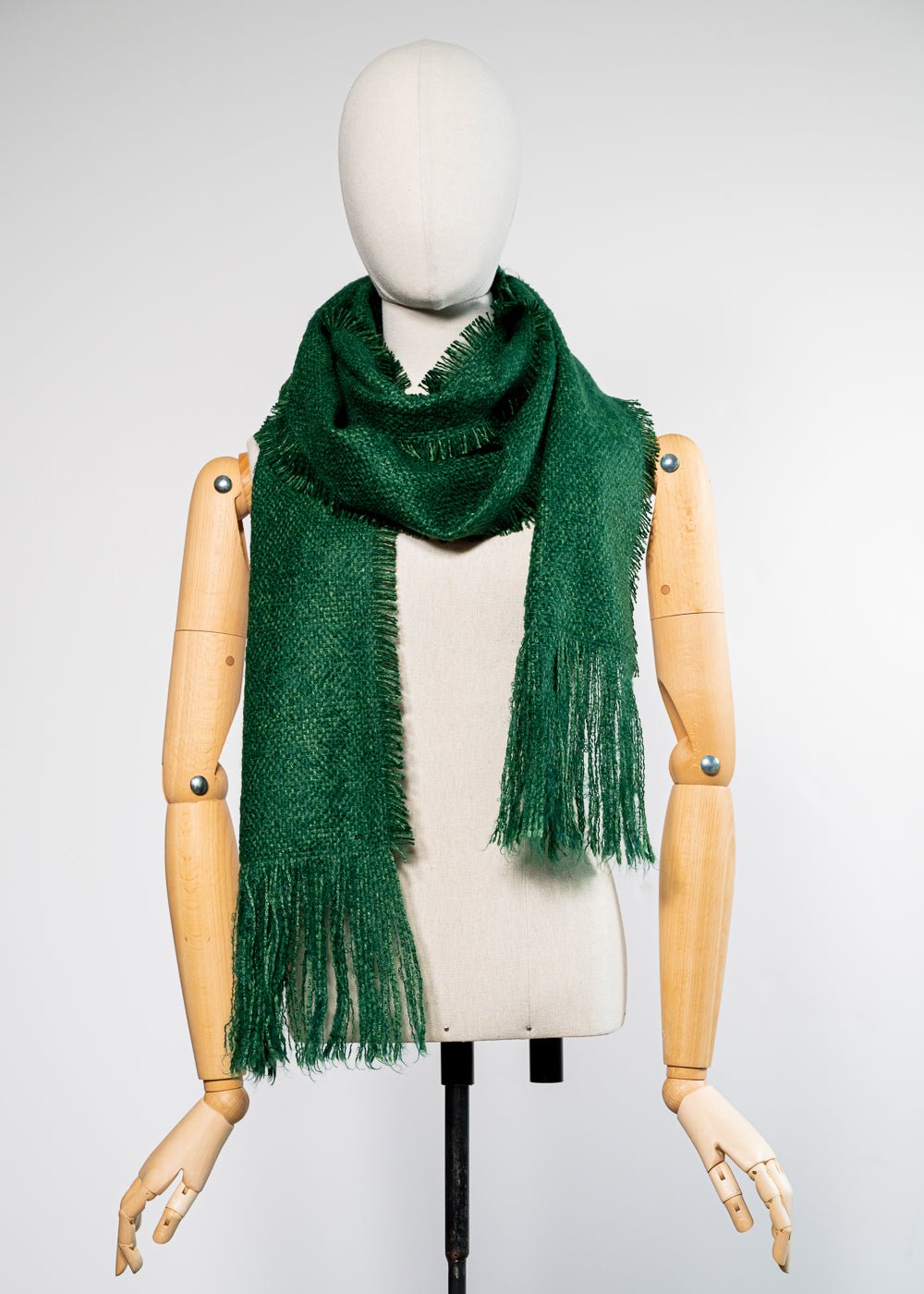 Foulard Vert - Atelier Boutique Isabelle Elie