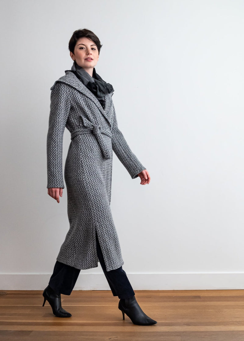 Manteau 650 Gris - Atelier Boutique Isabelle Elie